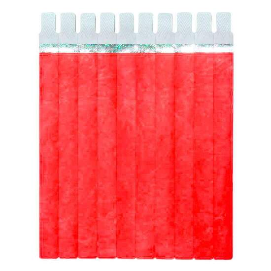 Pulseira Tyvek Vermelho para Impresso em Jato de Tinta - A4