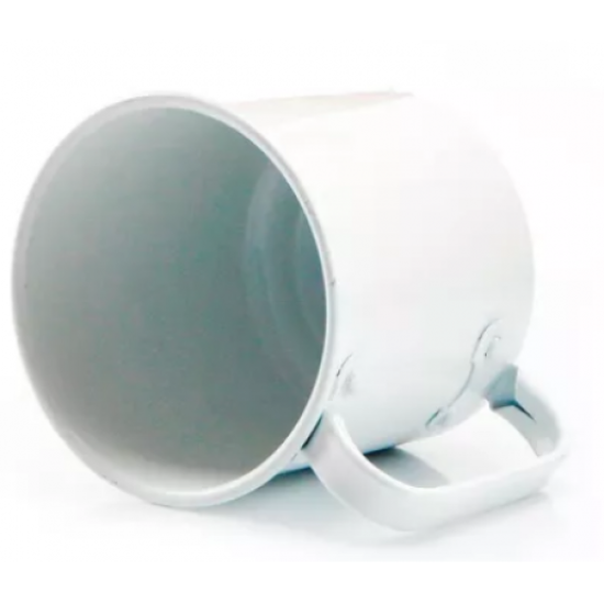 Caneca de Alumnio Branco para Sublimao - 400ml