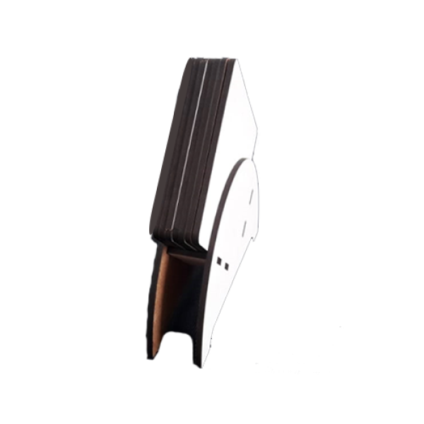 Suporte para Porta Copos Quadrados em Mdf para Sublimao - 7 peas