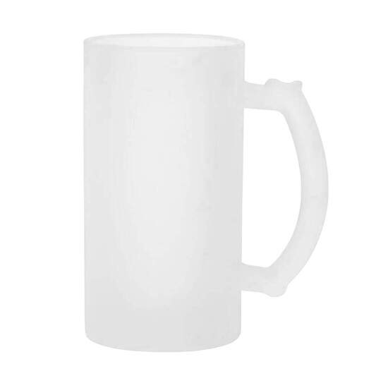 Caneca de Chopp de Vidro Jateado para Sublimao - 475ml