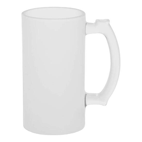 Caneca de Chopp de Vidro Jateado para Sublimao - 475ml
