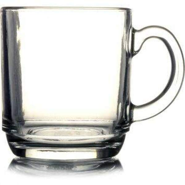Caneca de Vidro Transparente para laser - 300 ml