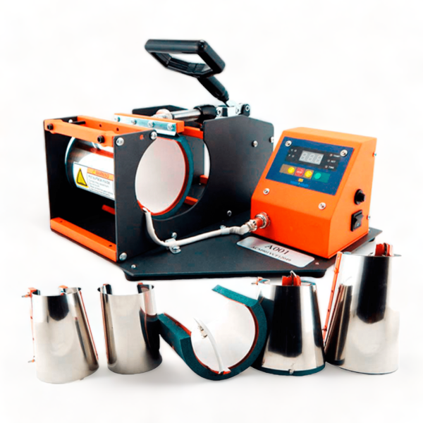 Prensa Trmica Cilndrica 6x1 Mecolour Linha Classic para Sublimao de Canecas