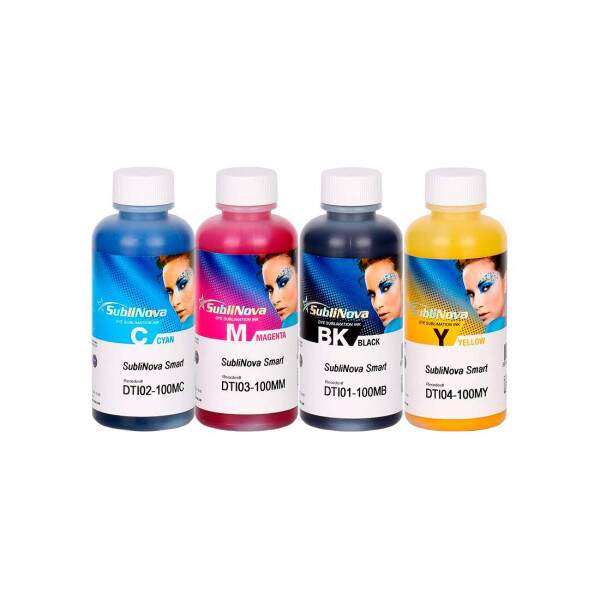 Kit 4 Tinta Sublimtica Inktec para Impressora Ecotank - 100ml
