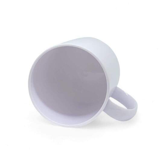 Caneca de Plstico Branco para Transfer Laser - 325ml