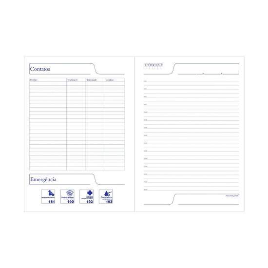 Caderno Pequeno Permanente 100 Folhas com Capa Pet para Sublimao - 15x21cm