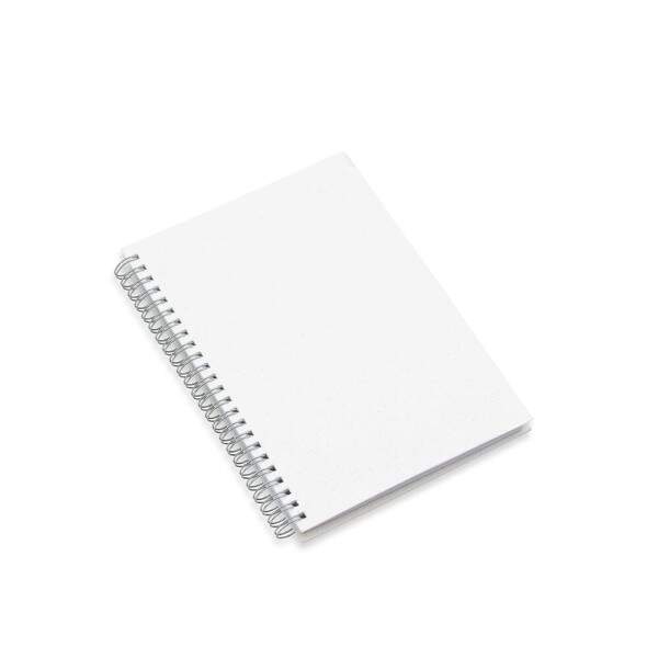 Caderno Pequeno Permanente 100 Folhas com Capa Pet para Sublimao - 15x21cm