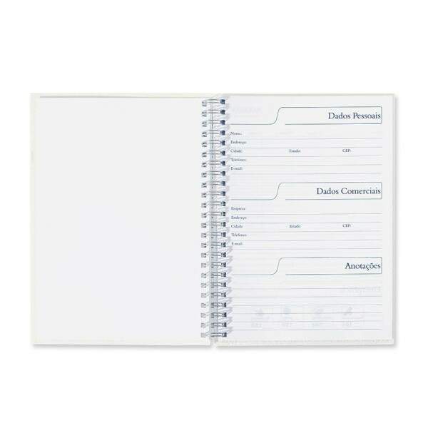 Caderno Pequeno Permanente 100 Folhas com Capa Pet para Sublimao - 15x21cm