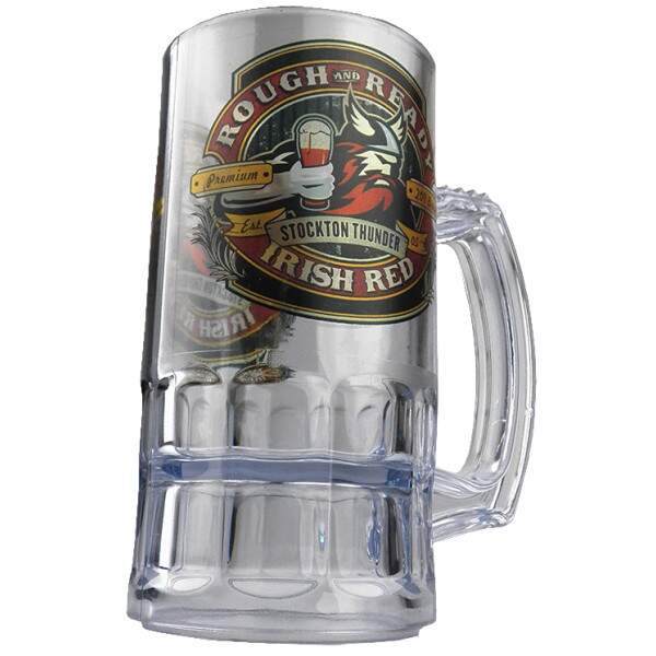 Caneca Chopp Premium de Plstico Cristal para Transfer - 350ml