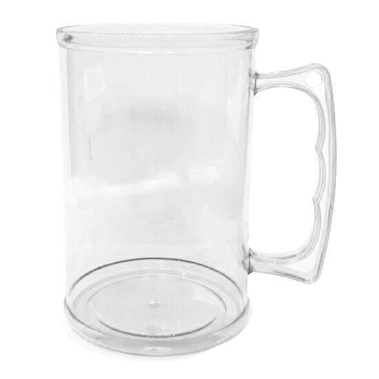 Caneca Chopp de Acrlico Cristal para Transfer - 400ml