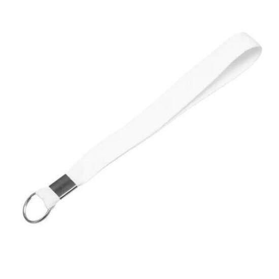 Chaveiro Cordo Acetinado Alvejada para Sublimao - 25 mm x 10 cm