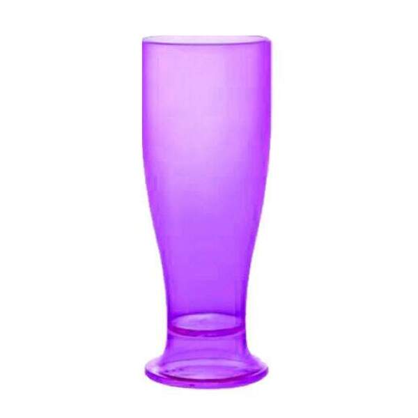 Copo Tulipa de Plstico Roxo Cristal para Transfer - 300ml