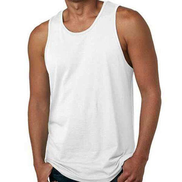 Regata Masculina de Algodo Branco para Sublimao