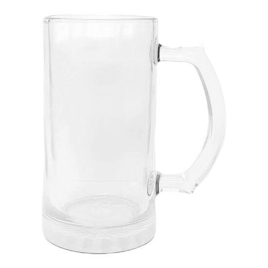 Caneca Chopp de Vidro Cristal para Sublimao - 475ml