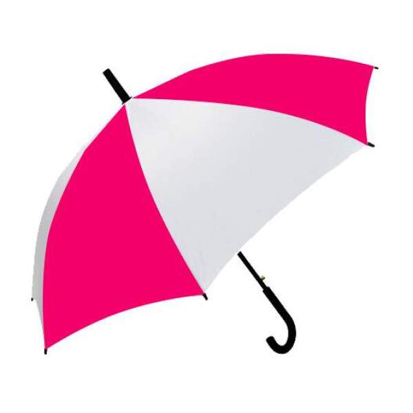 Guarda Chuva Branco e Rosa para Sublimao - 77cm