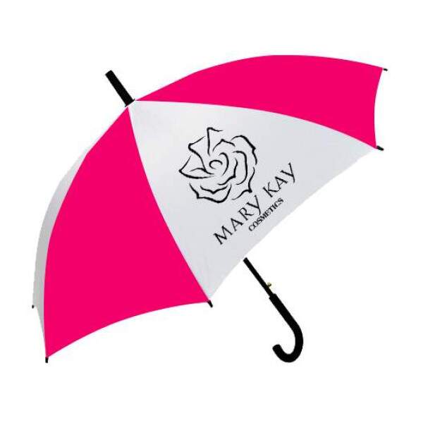 Guarda Chuva Branco e Rosa para Sublimao - 77cm