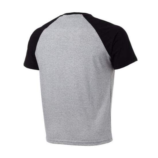 Camiseta Raglan Cinza Mescla de Polister para Sublimao