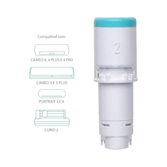 Lmina de Corte de Perfurao Tipo C para Silhouette Cameo 4/5/Pro, Portrait 3/4 e Curio 2