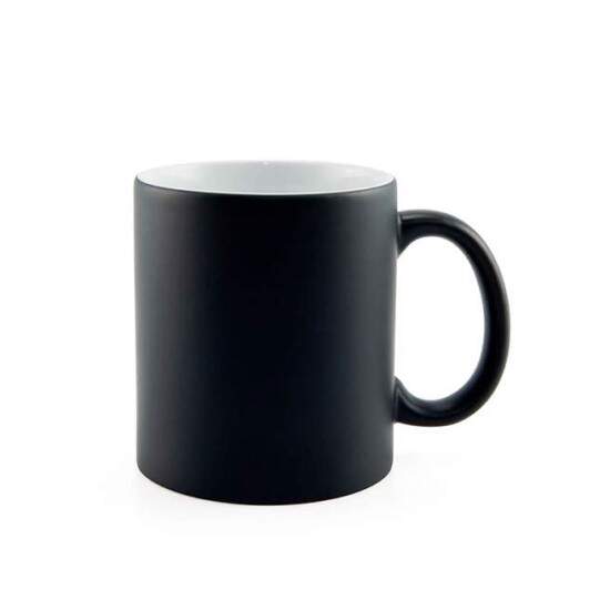 Xcara de Cermica Mgica Preto Fosco para Sublimao - 100ml