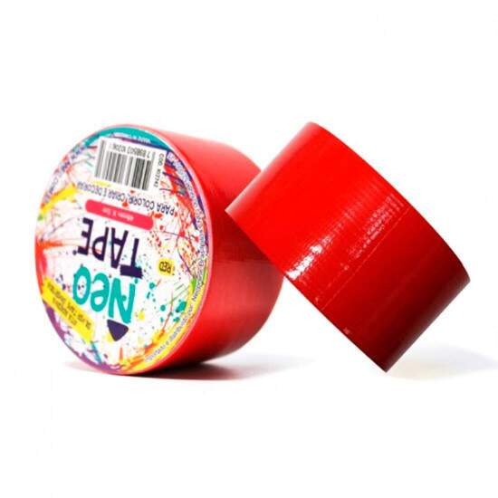 Fita Adesiva Multiuso Neo Tape Vermelho - 0,48x5m