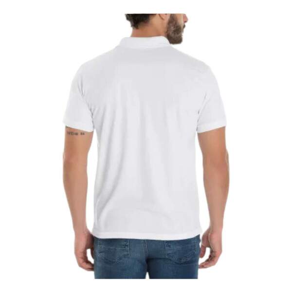 Polo Piquet Branco Masculino para Sublimao e Dtf Txtil