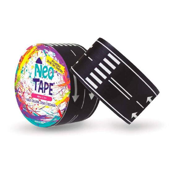 Fita Adesiva Multiuso Neo Tape Trilhos - 0,48x5m