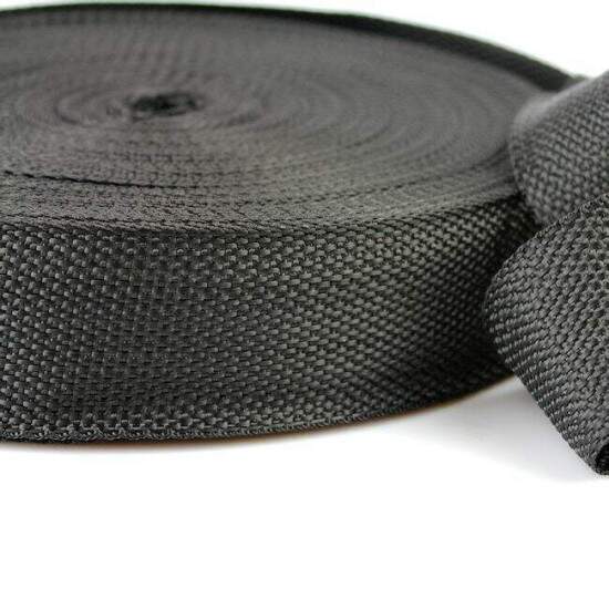 Fita de Polipropileno Branca CDR 25mm para Ala de Sacolas - 50 metros