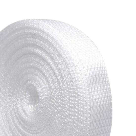 Fita de Polipropileno Branca CDR 25mm para Ala de Sacolas - 50 metros