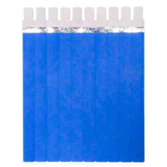 Pulseira Tyvek Azul Escuro para Impresso em Jato de Tinta - A4