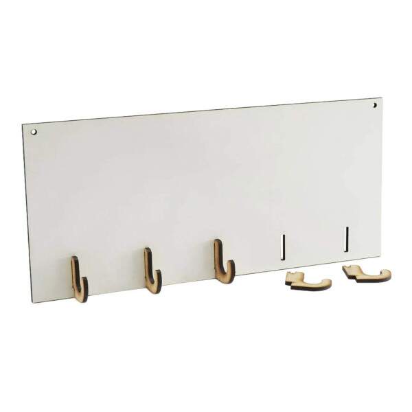 Porta Chaves de Mdf para Sublimao - 13x29cm