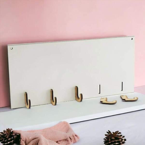 Porta Chaves de Mdf para Sublimao - 13x29cm