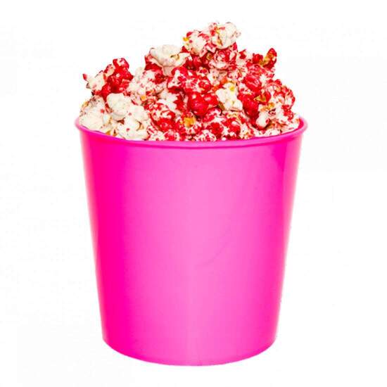 Balde de Pipoca Rosa para Transfer Laser - 2,5 Litros