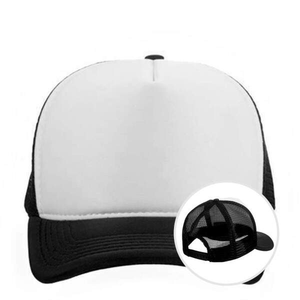 Bon Trucker Preto com Frente Branca para Sublimao