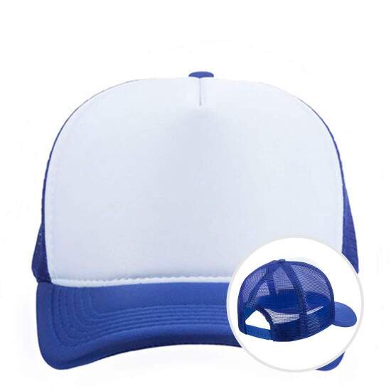 Bon Trucker Azul com Frente Branca para Sublimao