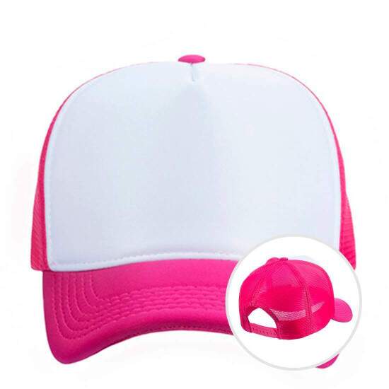 Bon Trucker Pink com Frente Branca para Sublimao