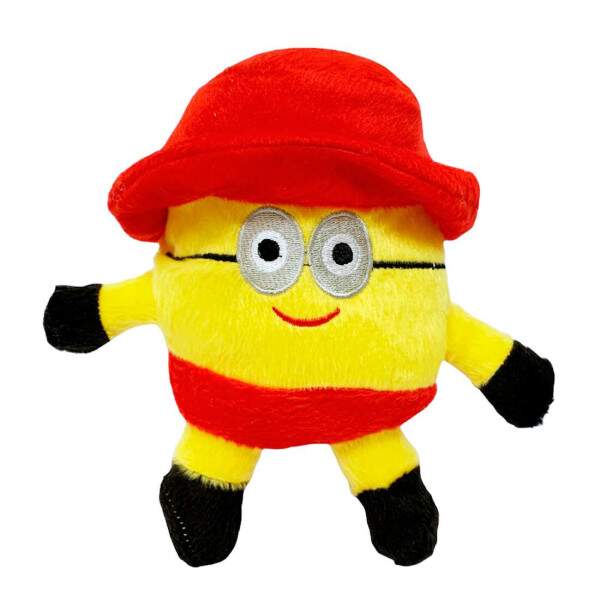 Minions Vermelho de Pelcia Macio e Fofo - 16x22cm