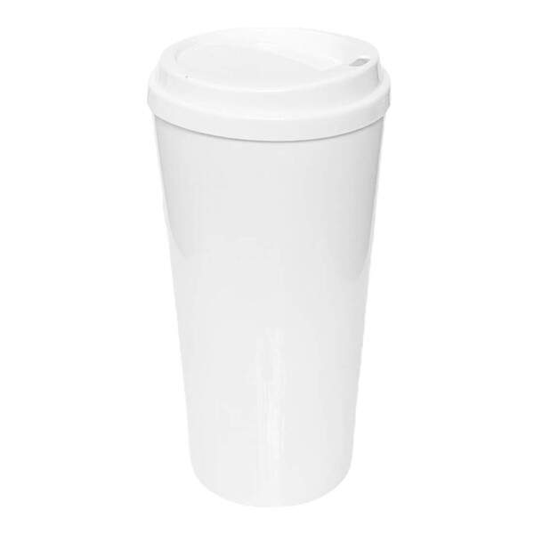 Copo Twister de Acrlico Branco c/ Tampa Bucks Branco - 500ml