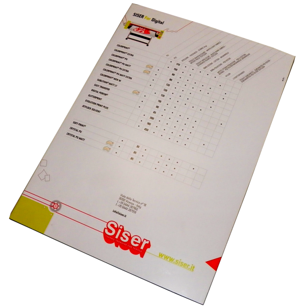 Kit Inicial 3 Filmes Siser mais Catlogo de Cores