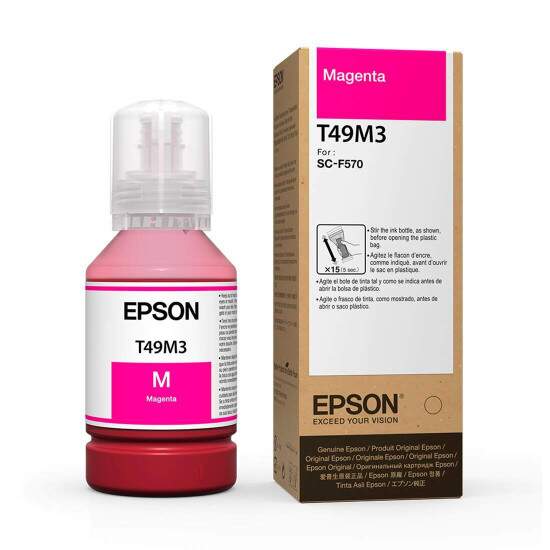 Tinta Sublimtica Epson T49M Magenta Ultrachrome DS 140ml - F170 F570 F571