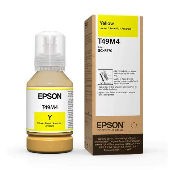 Tinta Sublimtica Epson T49M Amarelo Ultrachrome DS 140ml - F170 F570 F571