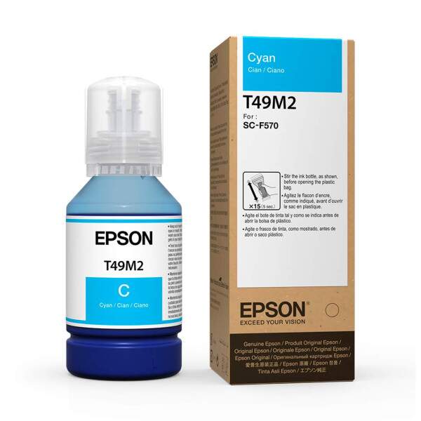 Tinta Sublimtica Epson T49M Ciano Ultrachrome DS 140ml - F170 F570 F571