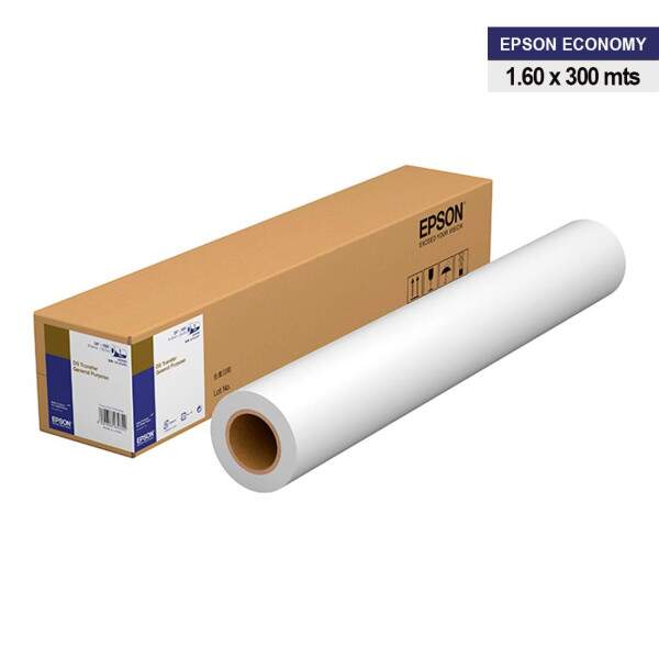 Papel Sublimtico Epson Economy 75g - 1.60x300mts