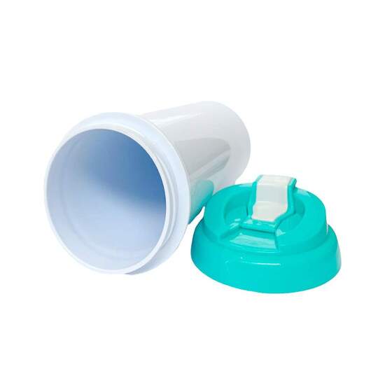 Squeeze de Polmero Branco com Tampa Tiffany para Sublimao - 475ml
