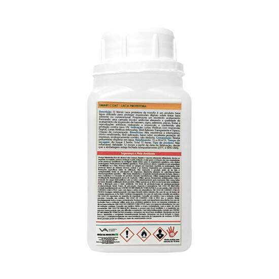 Verniz Laca Protetora Smart Coat Fosco Transfix - 200ml