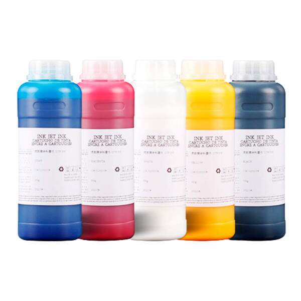 Kit 5 Tintas DTF Txtil Premium para Impresso em Tecidos - 100ml