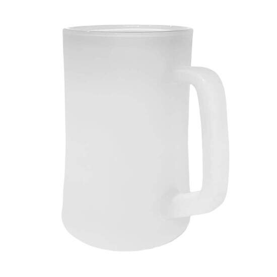 Caneca Chopp de Vidro Jateado para Sublimao 360ml
