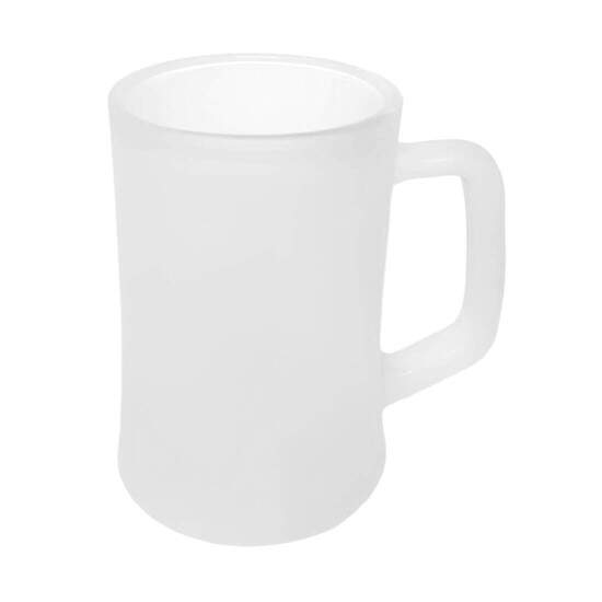 Caneca Chopp de Vidro Jateado para Sublimao 360ml