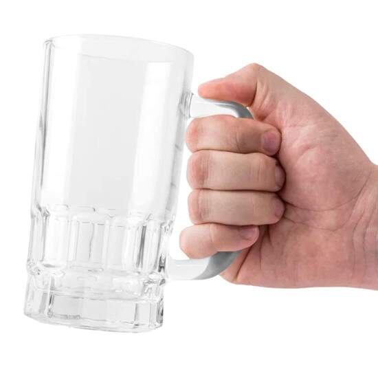 Caneca Chopp de Vidro Cristal para Sublimao 550ml