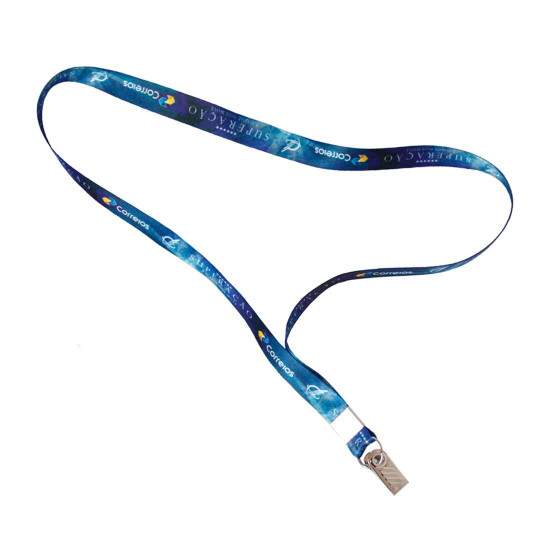 Presilha Clips Jacar c/ Argola 19mm Para Crachs 2,5cm - 100 peas