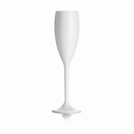 Kit 100 Taa de Champagne de Acrlico Leitoso para Transfer - 190ml